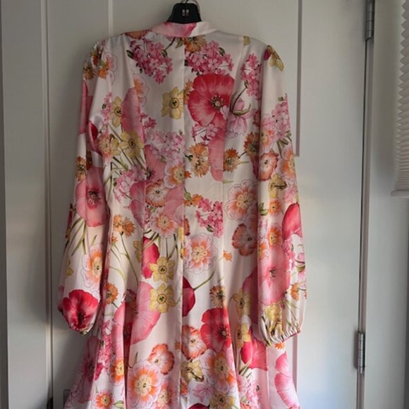 Lavender Brown Pink dress size M - Picture 5 of 5